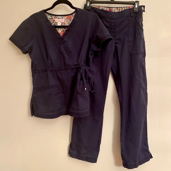 koi Other Koi By Kathy Peterson Scrub Set Poshmark